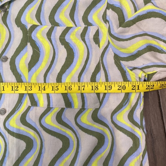 Zara electric eclectic shirt button up‎ shirt sleeve - Picture 8 of 9